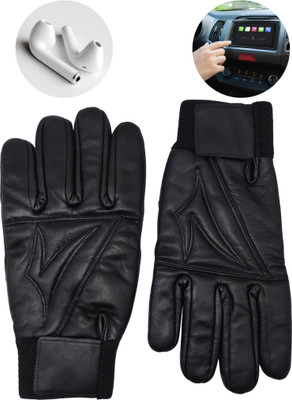 NV COLLECTION Unisex Warm Touch Gloves for Stylish Winters Riding Gloves(Black)