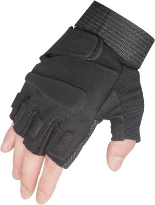 raman R135 Gym & Fitness Gloves(Black)