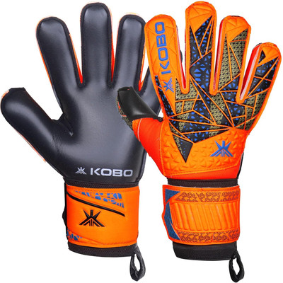 KOBO Football Goal Keeper Gloves Soccer Goalkeeping Gloves(Multicolor)