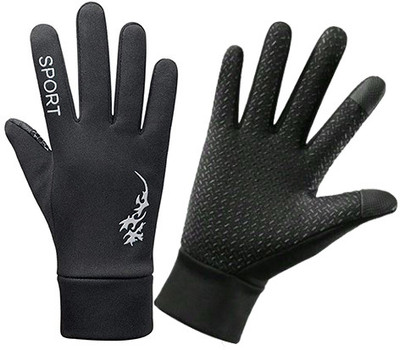 uRock TouchScreen Gloves-Black Winter Glove Liners for Texting, Cycling, Driving Riding Gloves(Grey)
