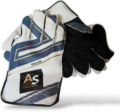 ASCG WICKET KEEPING GLOVES ( COLLEGE EDITION) Wicket Keeping Gloves(Blue, Golden, White, Black)