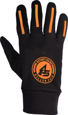 Steelbird Twisted Dirt Full Finger Bike Riding Gloves with Touch Screen Sensitivity Riding Gloves(Orange)