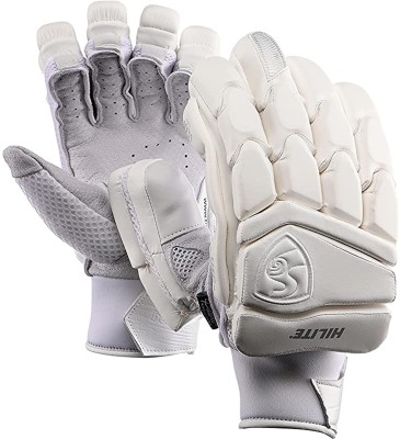 SG Hilite White Adult Right Hand Batting Gloves(White)