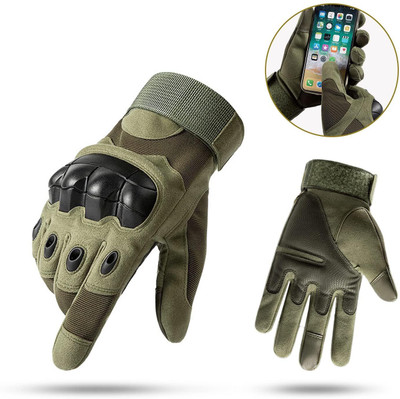 uRock Touchscreen Gloves with Knuckle Gym & Fitness Gloves(Green)