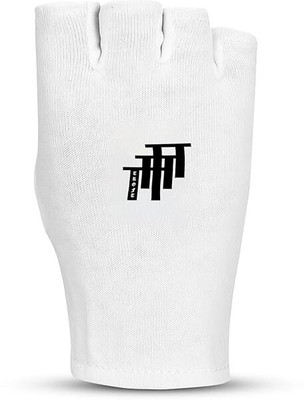 TrofT Cotton Cricket Batting Fingerless Inner Gloves(White)