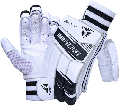 Neo Strike Pro 1000 Batting Gloves(White, Black)
