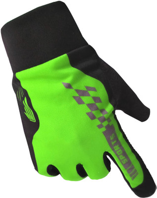 DreamPalace India Full Finger Biking,Riding Gloves with Touch Screen PAD Riding Gloves(Green)