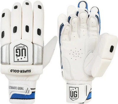 UG SPORTS Super Gold Comfort Cricket Batting Gloves(Blue)