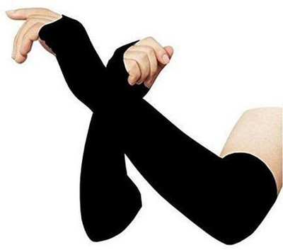 RBSOCK Cricket Sport Arms Protective Glove CG-7 Running Gloves(Black)