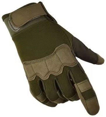 DreamPalace India Riding Winter Windproof, Full Finger Motorcycle Gloves Riding Gloves(Green)