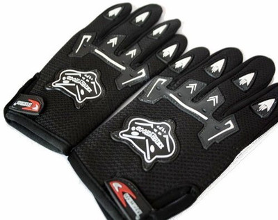 meenu arts Premium Pro Biker Riding Gloves_98 Riding Gloves(Black)