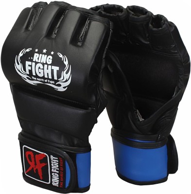 HOUSE OF COMMON MMA UFC Grappling Gloves Boxing Gloves Boxing Gloves(Black/Blue)