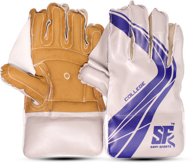 Saifi Sports Wicket Keeping Gloves Recommended for Tennis Ball Cricket for Men Wicket Keeping Gloves(Multicolor)