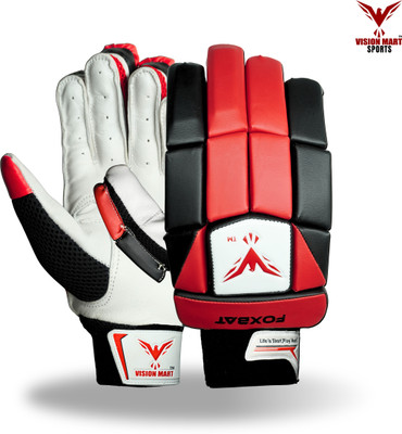 VisionMart FOXBAT Batting Gloves(Red, Black)