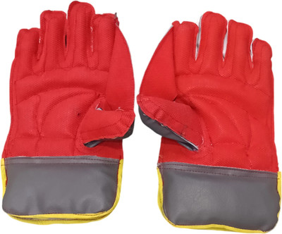 PK15 KEEPING GLOVES MOULDED SUPER Wicket Keeping Gloves(Multicolor)