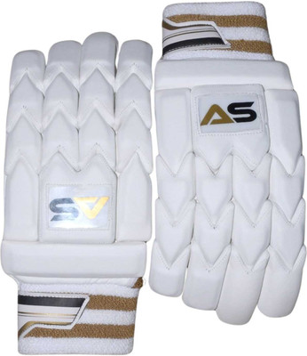 ASS SPORTS White color Cricket Batting Gloves Batting Gloves(white Gloves)