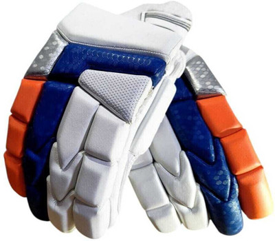 Rovers Professional Batting Gloves 2.0 Mens Right Hand Batting Gloves(WHITE ORANGE)
