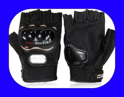 meenu arts New Premium Pro Biker Riding Gloves_783 Driving Gloves(Black)