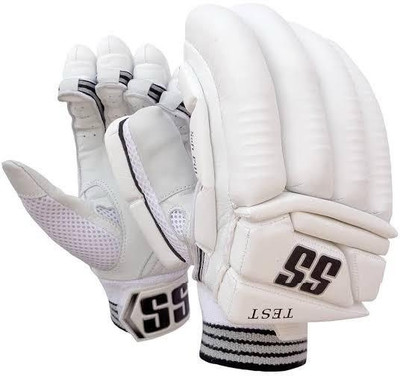 duro S.S Test Players Batting Gloves Adult Right Hand Batting Gloves(White)