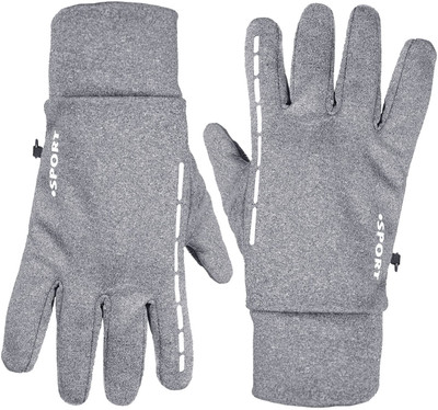 DreamPalace India Anti Slip Riding Gloves Touch Screen Friendly Gloves Riding Gloves(Grey)