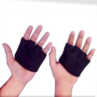 Glitter Cricket Fielding padded gloves Boxing Gloves(Black)