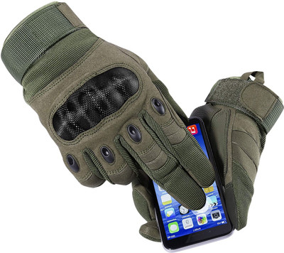 GymWar Racing Equipment Motorcycle Riding Biker Driving Gloves(Green)
