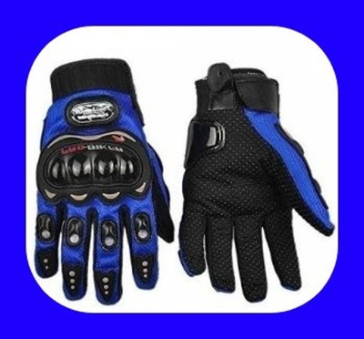 meenu arts New Premium Pro Biker Riding Gloves_727 Driving Gloves(Blue, Black)