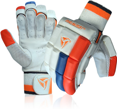 Neo Strike Blaze 1000 Batting Gloves(White, Orange, Royal Blue)