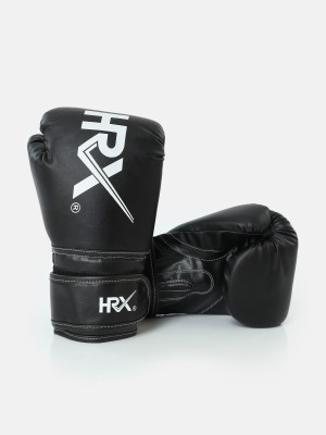 HRX Punching Bag Boxing, Training, MMA, Muay Thai Boxing Gloves(Black)