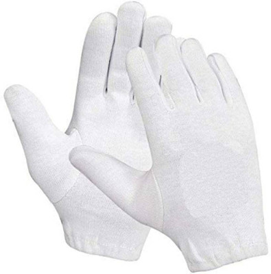 Owlix Cotton Motion Cricket Inner Gloves for youth Wicket Keeping Gloves(White)
