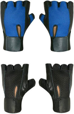 RKSON GGGONEX 102 Combo black & blue NEWo Riding Gloves(Black & blue)