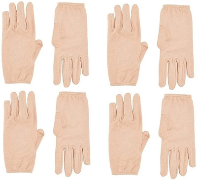 HOUSE OF COMMON Biking & Driving Dust & Sun Protection Half Gloves Pack Of 4 Driving Gloves(Skin Half 4 set-01)
