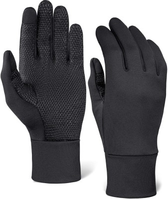 zaysoo Full Finger gloves For Riding Gym & Fitness Gloves Riding Gloves(Black)