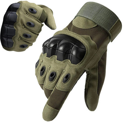 Zomei Full Finger Bike Gloves for Men Women Touchscreen Outdoor Cycling Hiking Work Riding Gloves(Army Green)
