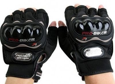 meenu arts Premium Pro Biker Riding Gloves_953 Driving Gloves(Black)