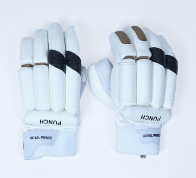 royal prince Batting gloves Punch Batting Gloves(White)