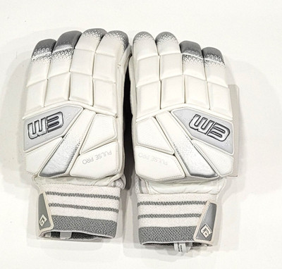 EM PULSE PRO -Mens RH 18+ Batting Gloves(White)
