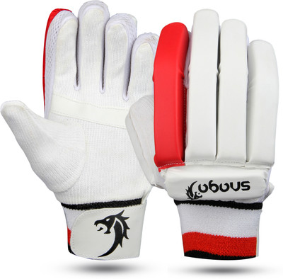 Snaga New School Cricket Batting Gloves R/H Gloves Red For Baby Batting Gloves(Red)