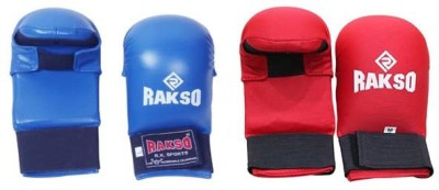 Rakso Classic Karate Gloves Boxing Gloves FOR KIDS RED BLUE Boxing Gloves(Red, Blue)