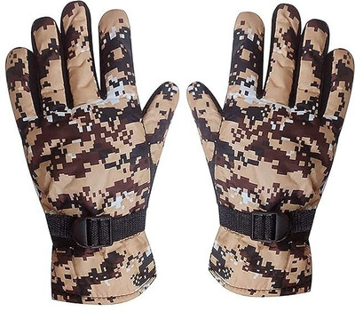 Atipriya Army Gloves Brown-001 Riding Gloves(Brown)