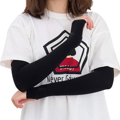 Adnate Nylon, Cotton Arm Sleeve For Boys & Girls(Free, Black)