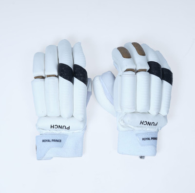 royal prince PUNCH Batting Gloves(White, Black)