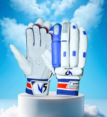 VS Sports VK EDITION Batting Gloves(White, Blue)