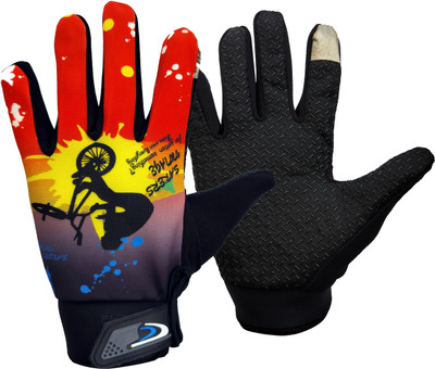 uRock Full Finger Riding Gloves for Men & Women Riding Gloves(Red)