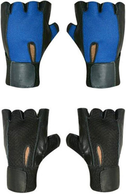 RKSON GGGONEX 102 Combo black & blue NEWNEWo Riding Gloves(Black & blue)