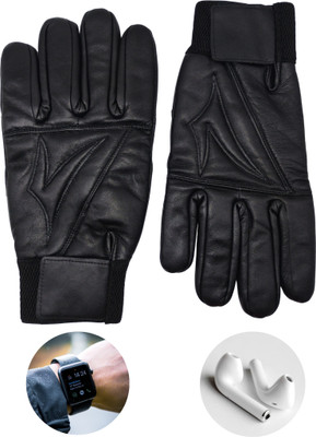 CTC CREATION Touch Gloves for Cold Weather – Fashion Meets Function Riding Gloves(Black)