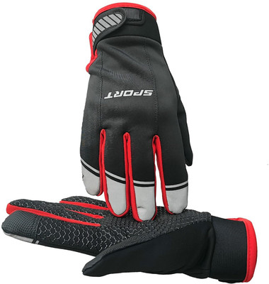 DreamPalace India Winter Windproof Riding Gloves for Men & Women Riding Gloves(Red)