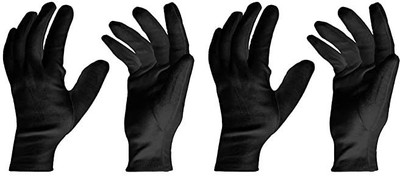 Pranavi Collection HG-BL-02 Riding Gloves(Black)