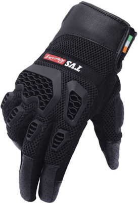 TVS Riding Gloves – Adventure - Black-XXL Riding Gloves(Black)