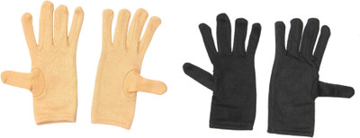 Okara Lightweight Hand Gloves Protect From Sun Burn, Dust & Pollution Driving Gloves(Beige|Black)